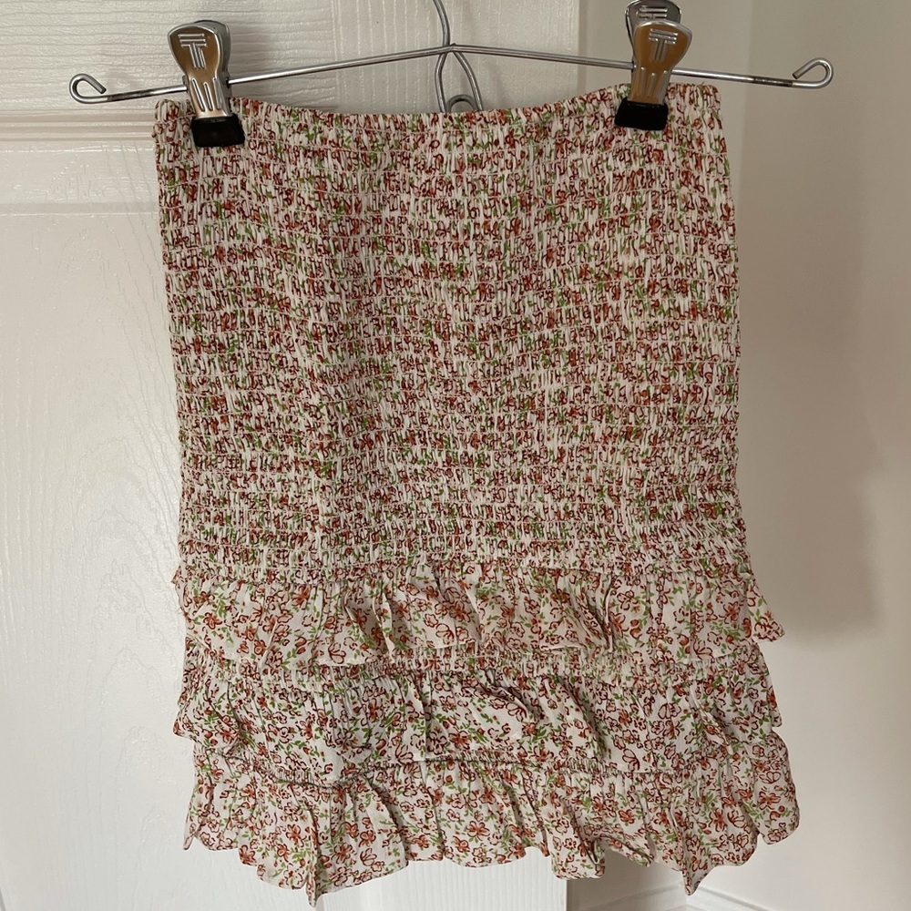 Ruby and jenna smocked 3 layer skirt